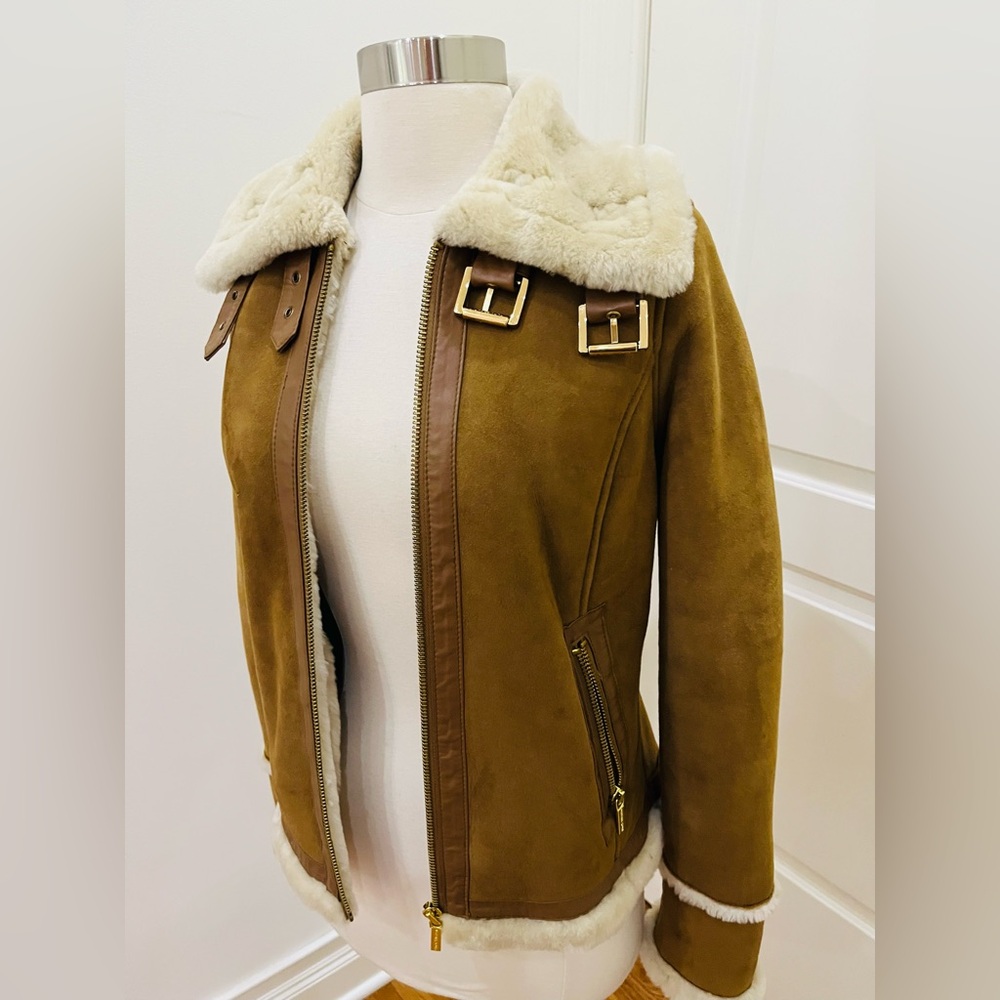 Michael  Michael Kors Real Fur Lamb Wool Garment